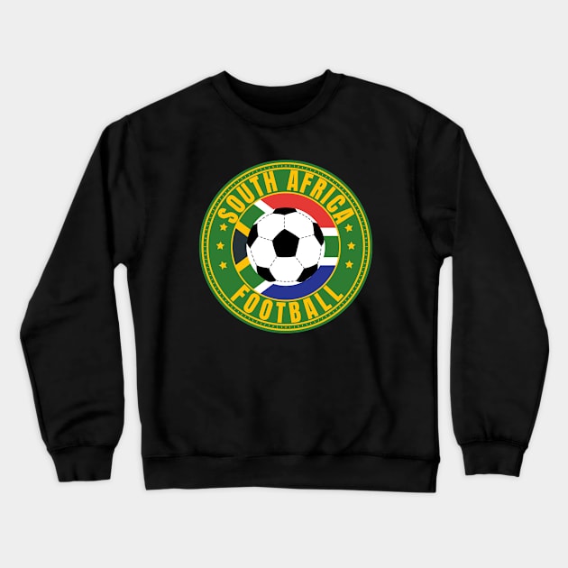 South Africa Football Crewneck Sweatshirt by footballomatic